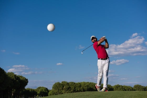 Man Looking To Improve Golf Performance